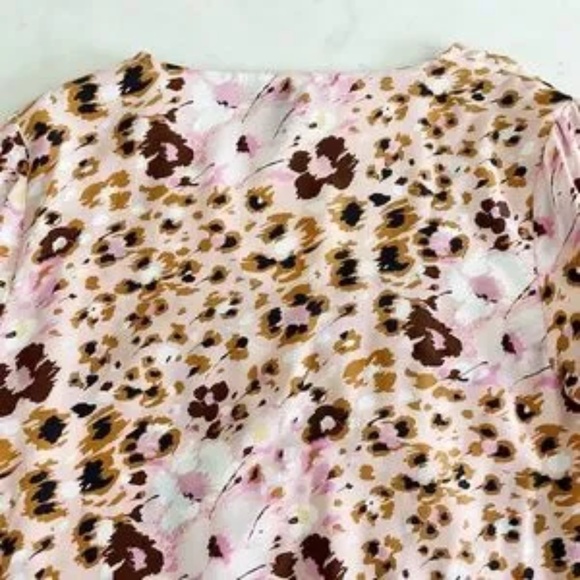 Paige Floral & Leopard Print Silk Top, NWT! - Picture 12 of 17